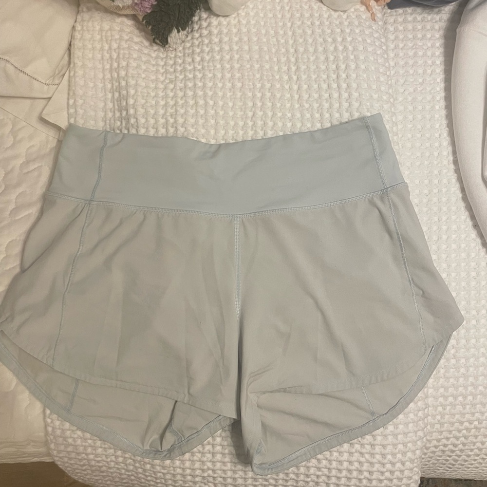 Lululemon Speed up mid rise shorts, barely worn